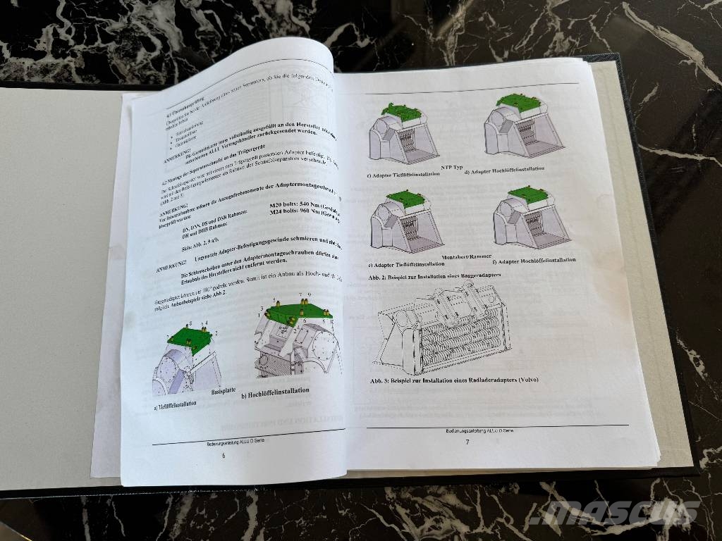 Allu DSB 2-17 Sieblöffel Seperator دلاء فحص