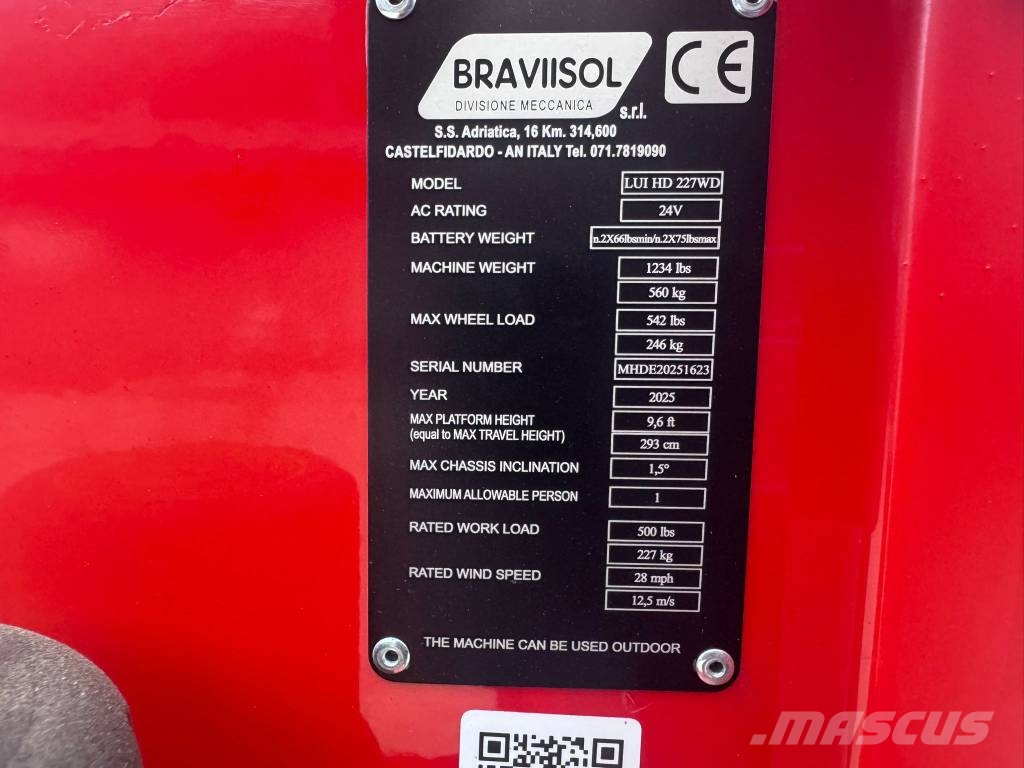 Bravi Leonardo HD Ανυψωτήρες με κατακόρυφους πυλώνες