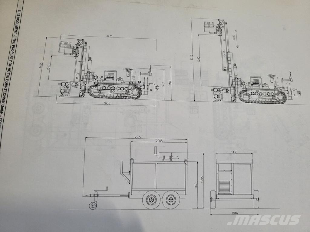Hütte HBR 203 + power pack Heavy drills