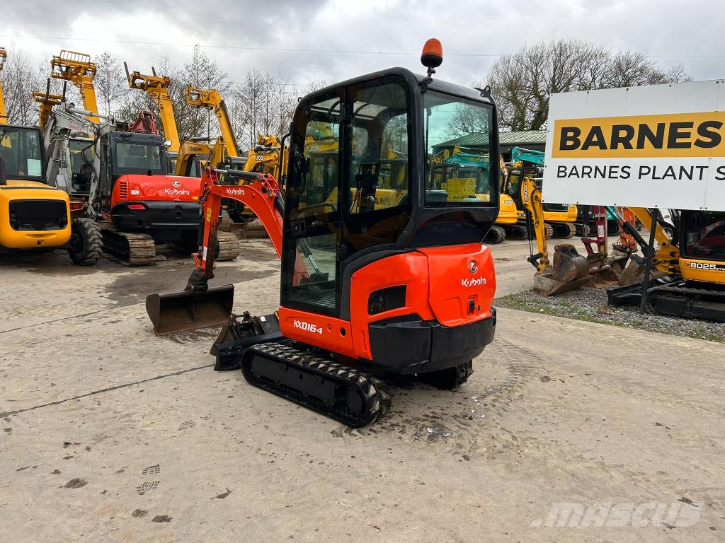 Kubota KX 016-4 Mini rýpadlá < 7t