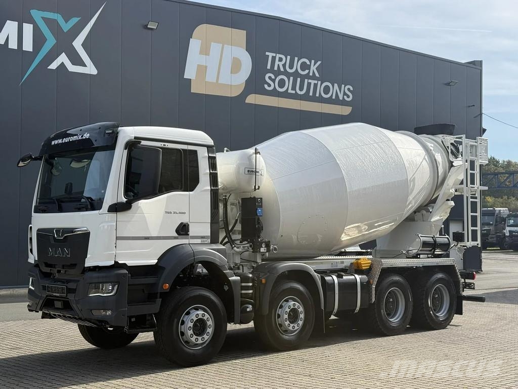 MAN TGS 35.480 TGS 35.480 BB 8x4 EuromixMTP EM 9 L Ret Betongbiler