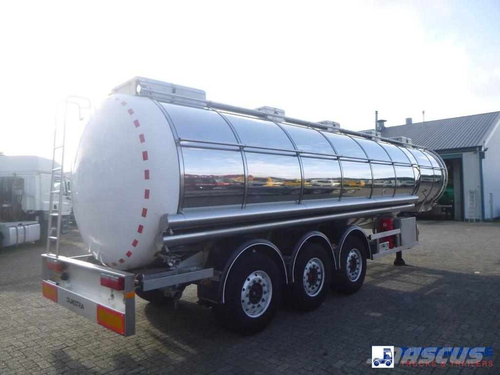 Dijkstra Chemical tank inox L4BH 34 m3 / 1 comp Säiliöperävaunut
