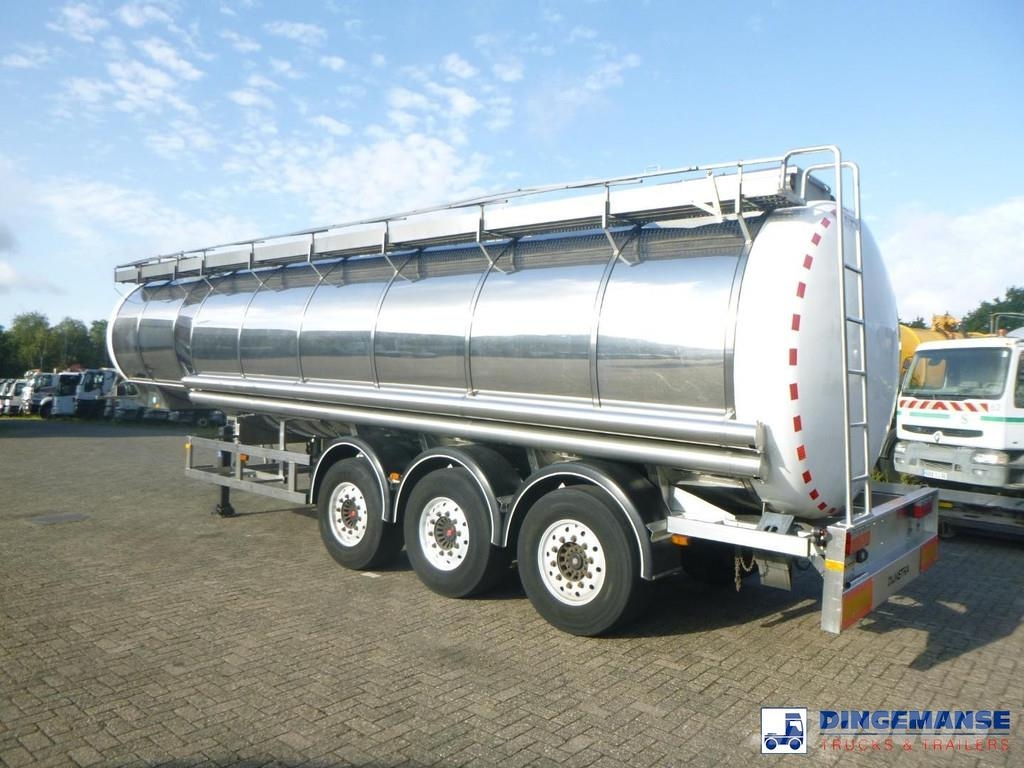 Dijkstra Chemical tank inox L4BH 34 m3 / 1 comp Säiliöperävaunut