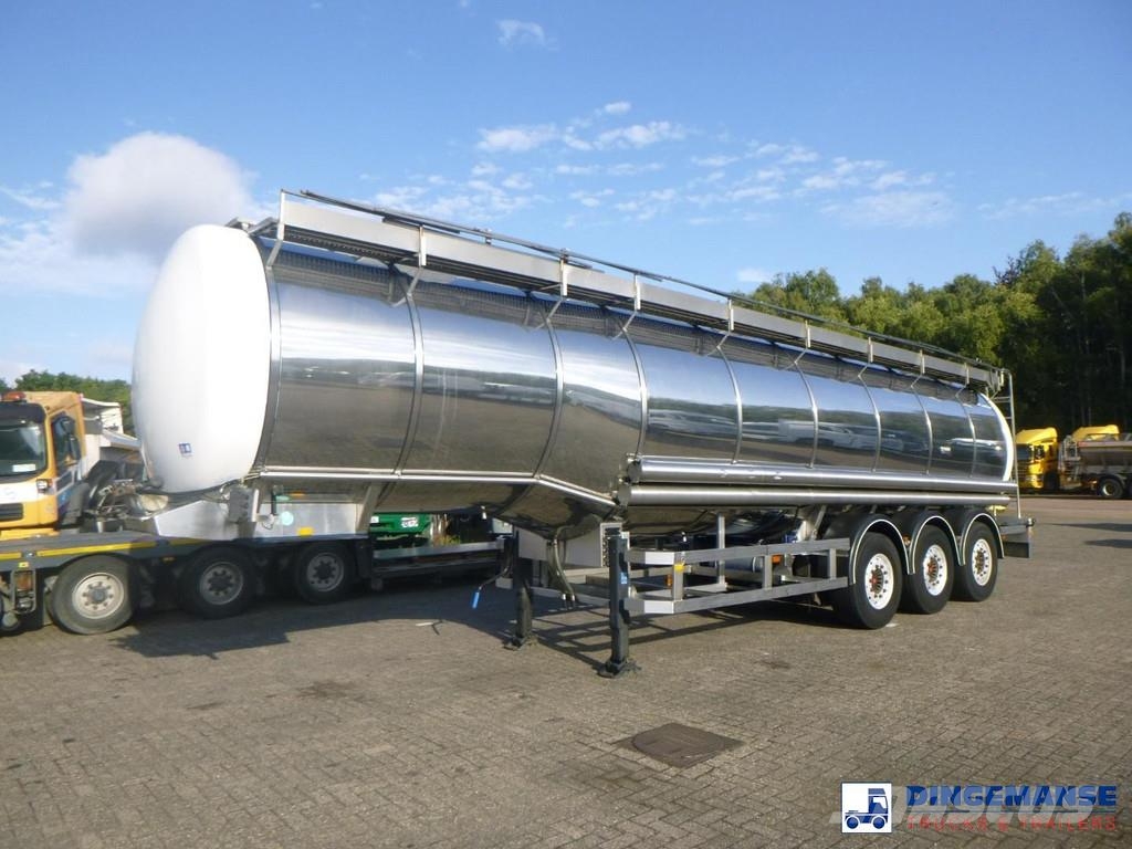 Dijkstra Chemical tank inox L4BH 34 m3 / 1 comp Säiliöperävaunut
