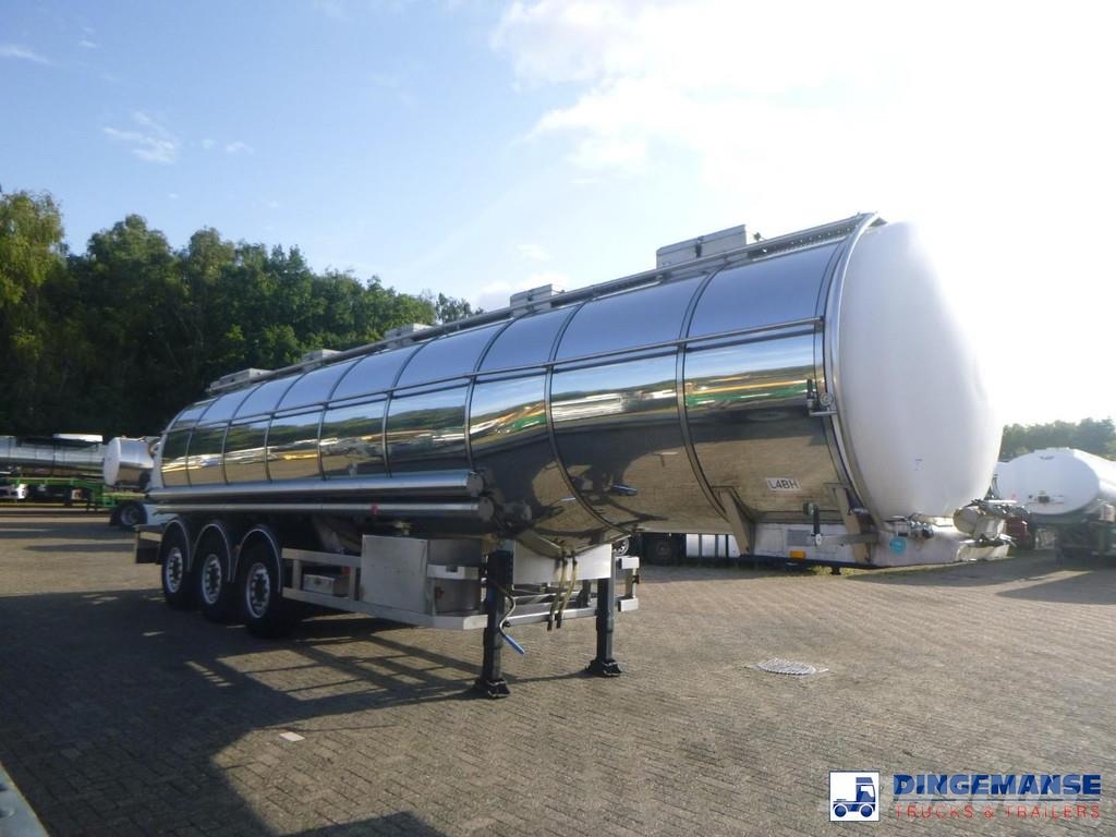 Dijkstra Chemical tank inox L4BH 34 m3 / 1 comp Säiliöperävaunut