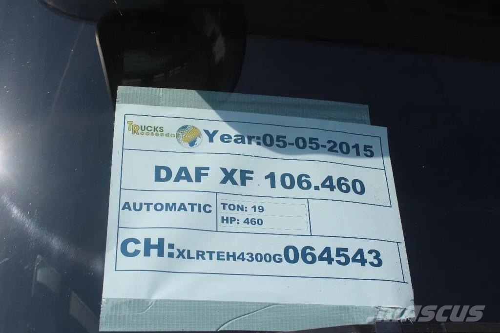 DAF XF 106.460 + EURO 6 Tractor Units