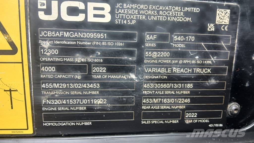 JCB 540-170 Teleskoplæssere