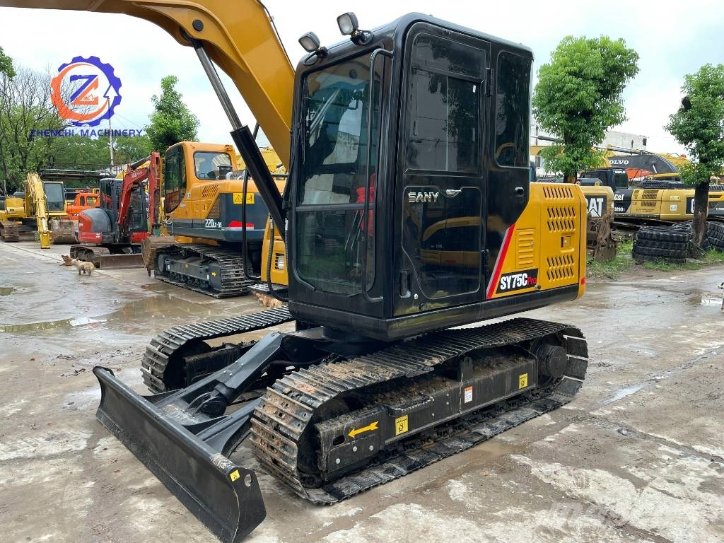 Sany SY 75 C pro/7tons/Well/Great condition/long usage 小型挖土機/掘鑿機<7t(小型挖掘機)