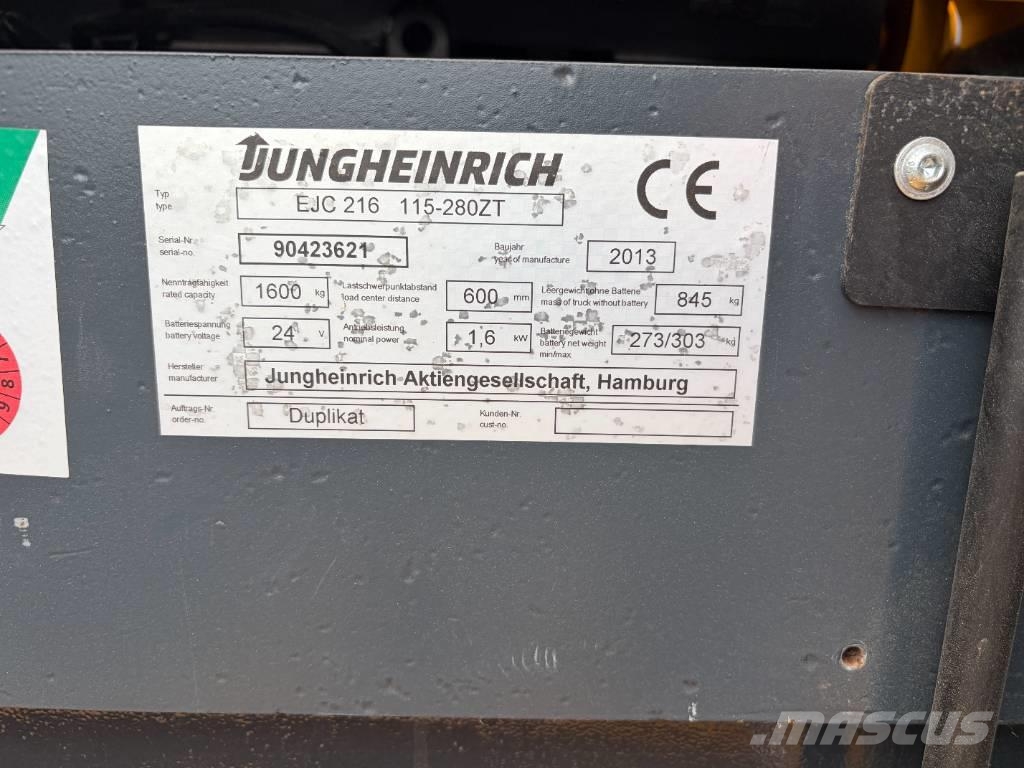 Jungheinrich EJC 216 Ručni električni viljuškar