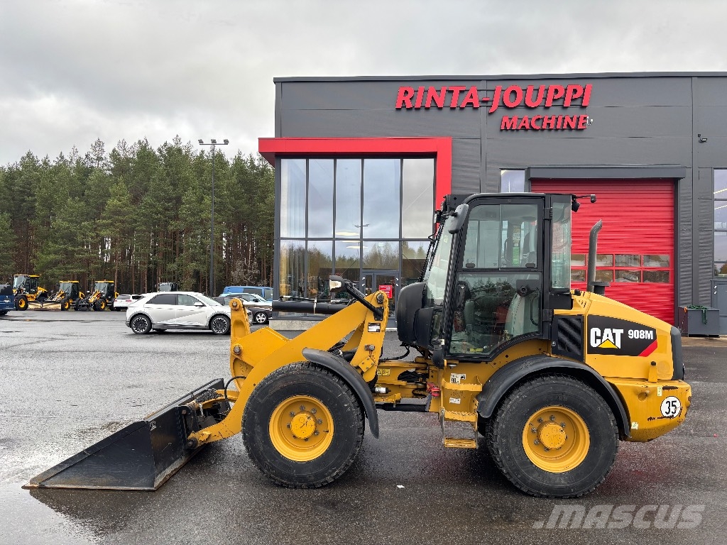 CAT 908 / Lisähyd, Kauha, Hyvät renkaat! Pyöräkuormaajat