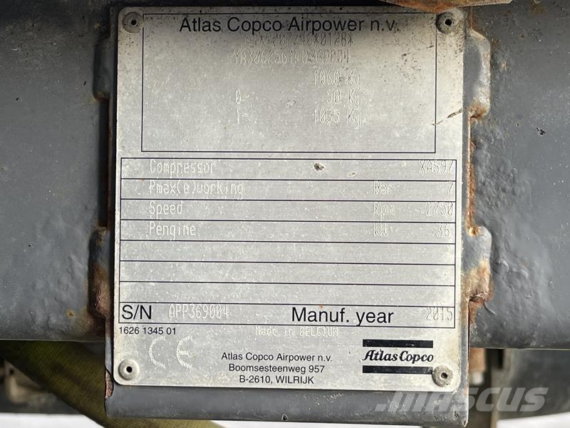 Atlas Copco XAS 97 DD Compressors