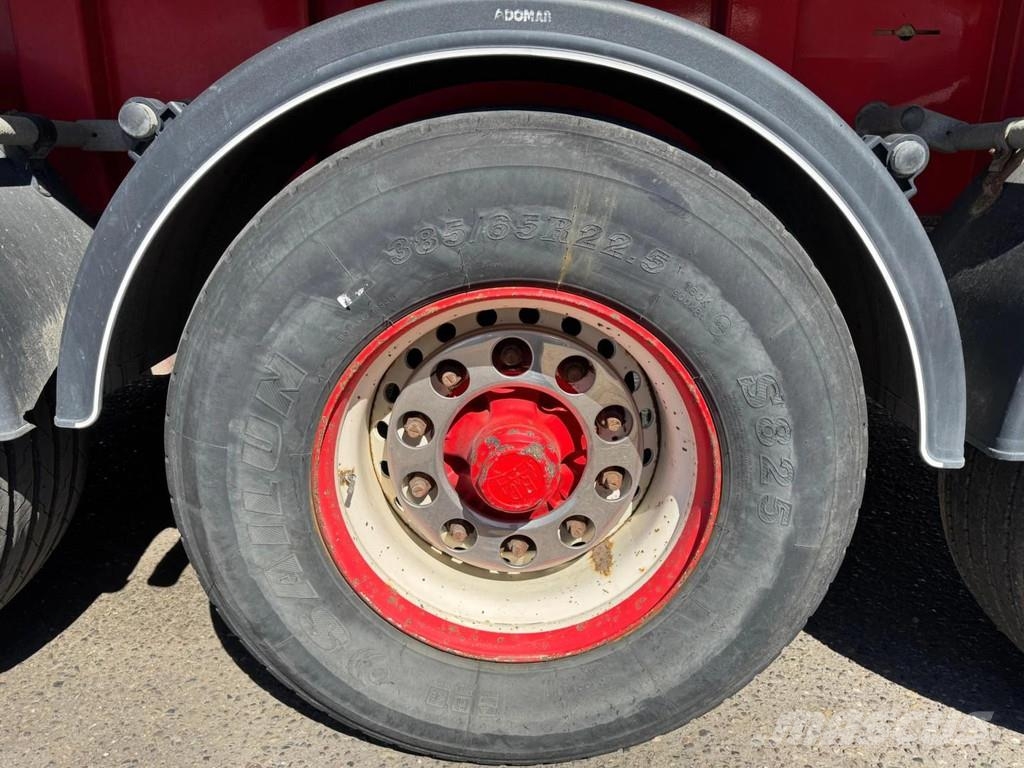 HK TIPPER 4 AXLE - BPW - LAST AXLE STEERING نصف مقطورات قلابة
