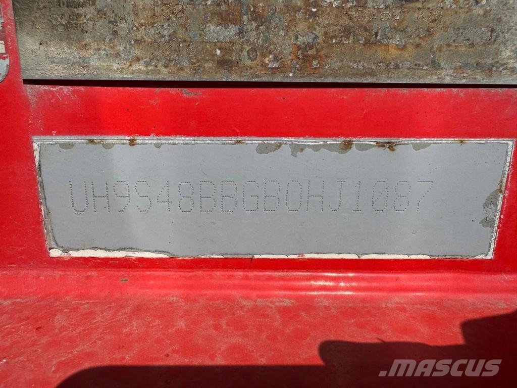 HK TIPPER 4 AXLE - BPW - LAST AXLE STEERING نصف مقطورات قلابة