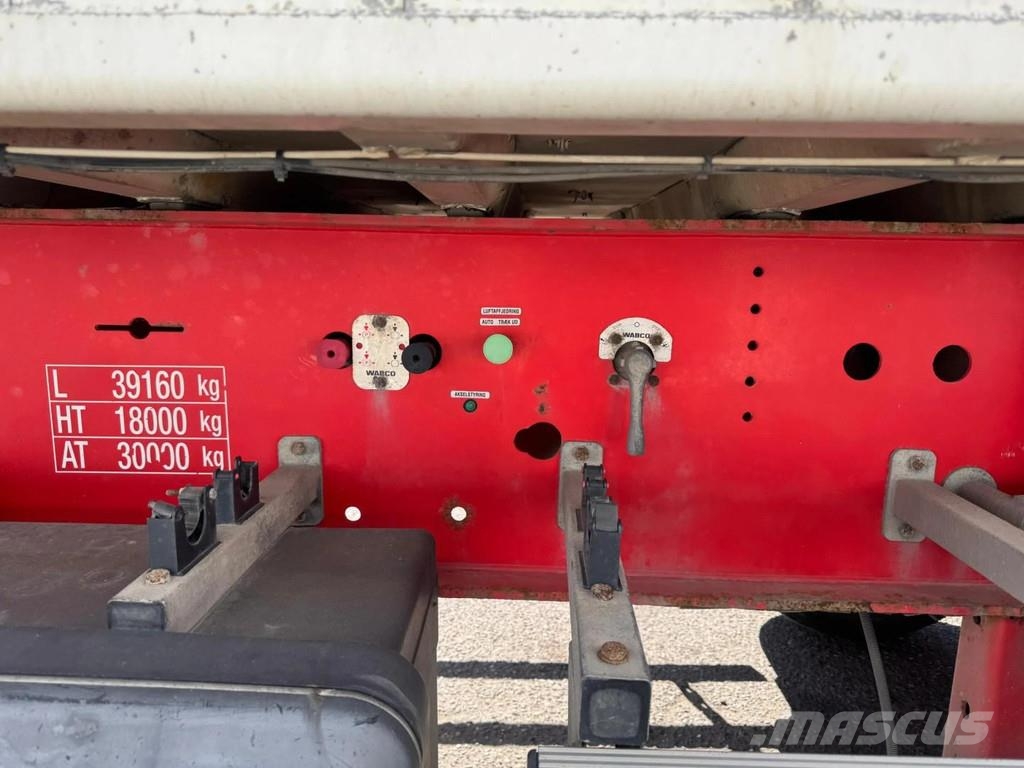 HK TIPPER 4 AXLE - BPW - LAST AXLE STEERING نصف مقطورات قلابة