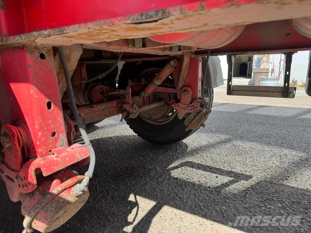 HK TIPPER 4 AXLE - BPW - LAST AXLE STEERING نصف مقطورات قلابة