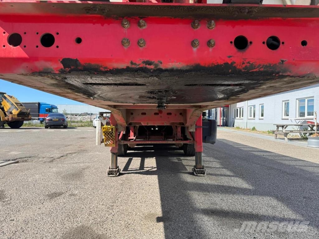 HK TIPPER 4 AXLE - BPW - LAST AXLE STEERING نصف مقطورات قلابة