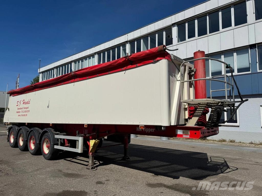 HK TIPPER 4 AXLE - BPW - LAST AXLE STEERING نصف مقطورات قلابة