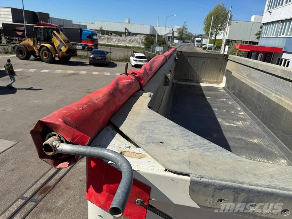 HK TIPPER 4 AXLE - BPW - LAST AXLE STEERING نصف مقطورات قلابة