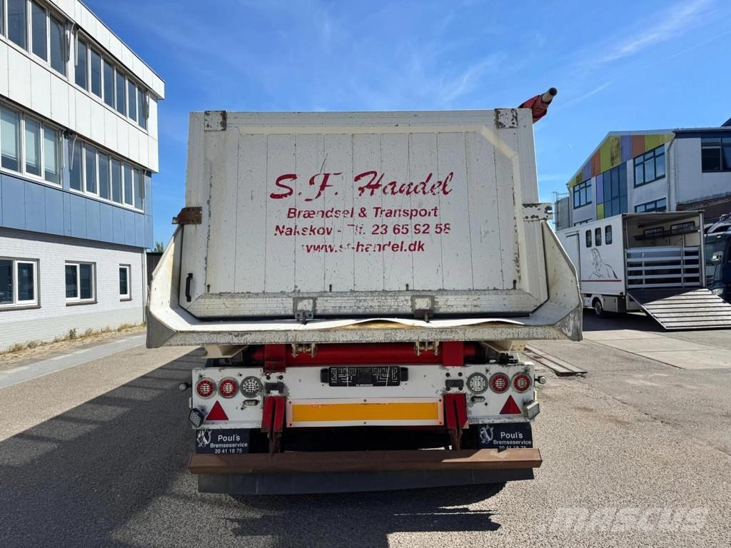 HK TIPPER 4 AXLE - BPW - LAST AXLE STEERING نصف مقطورات قلابة