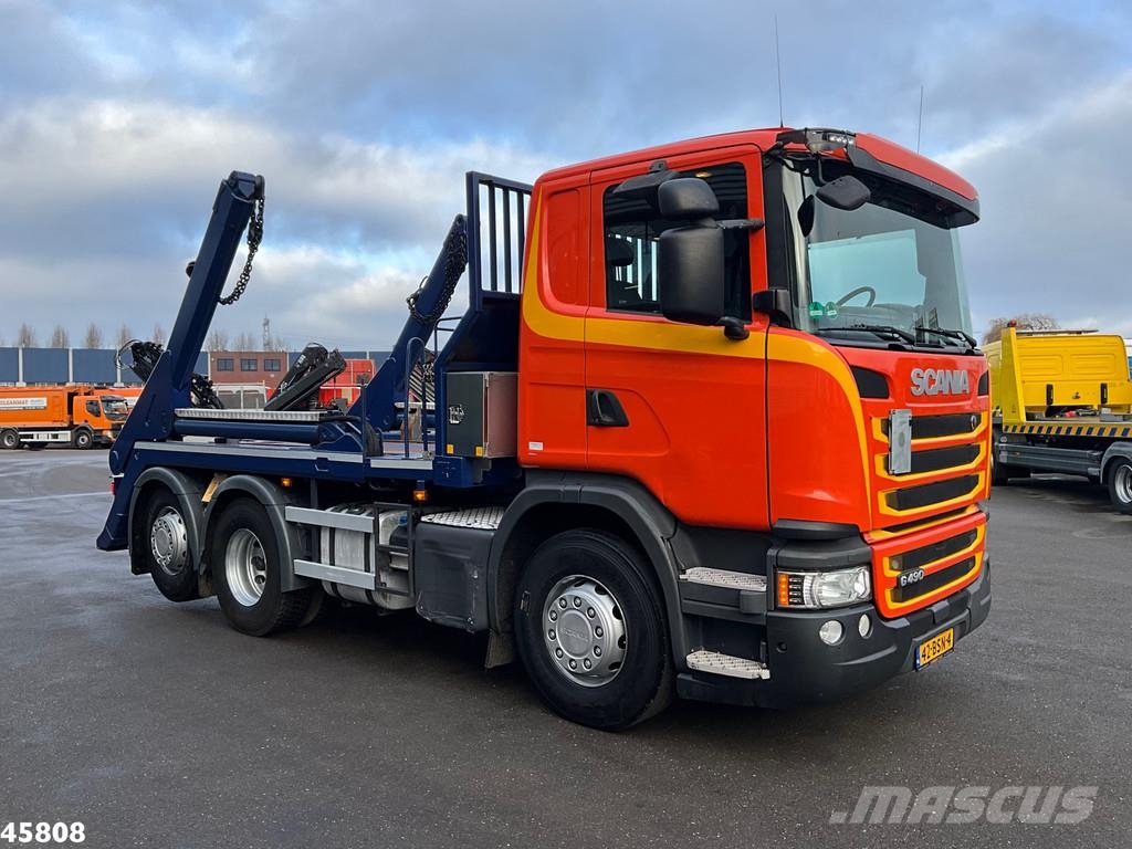 Scania G 490 6x2 Euro 6 VDL 18 Ton portalarmsysteem شاحنات لوادر