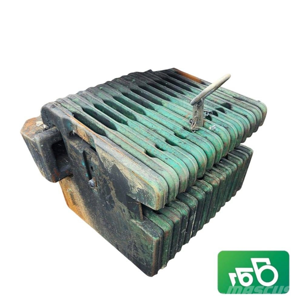 John Deere 6330 Ballast Weight 50kg L38450 L38451 L38449 Alváz és felfüggesztés