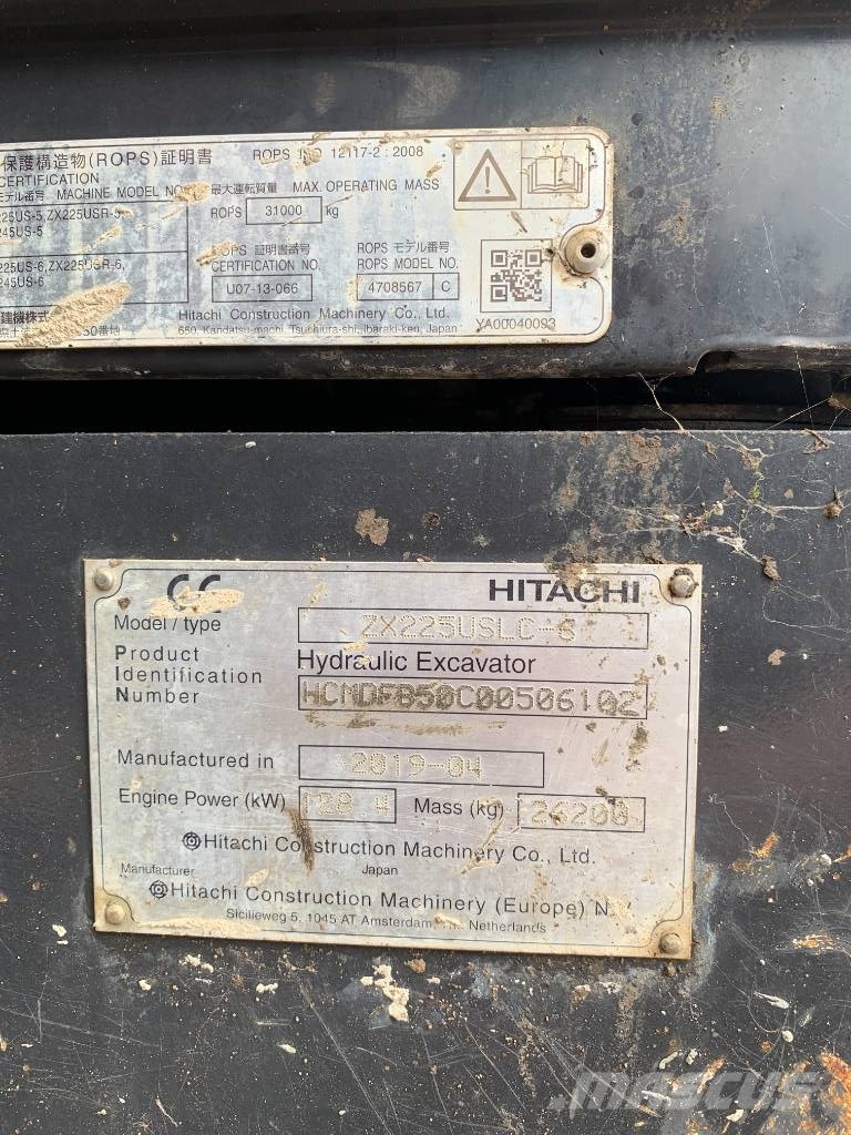 Hitachi ZX 225 US LC-6 Bageri gusjeničari