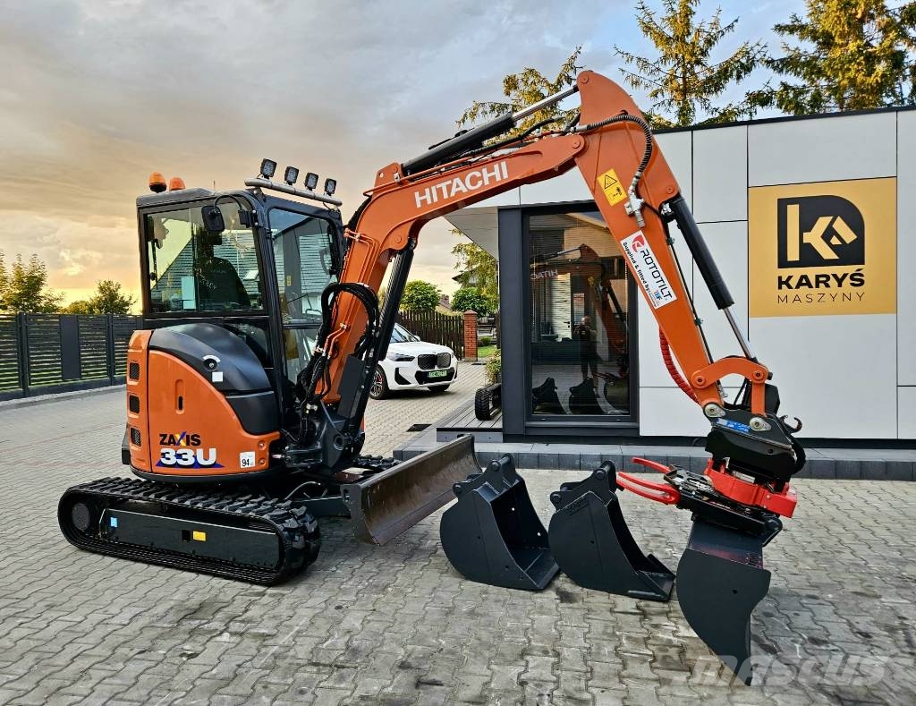 Hitachi ZX 33 U-6 Miniescavadeiras < 7t (Mini escavadeiras)