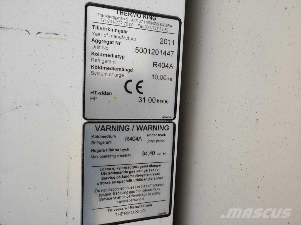 THERMO KING SLX SPECTRUM REFRIGERATION UNIT / KÜLM Transportation - Others