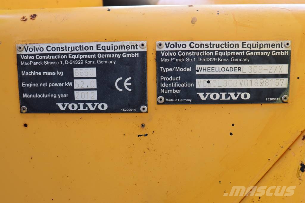 Volvo L 30 B Cargadoras sobre ruedas