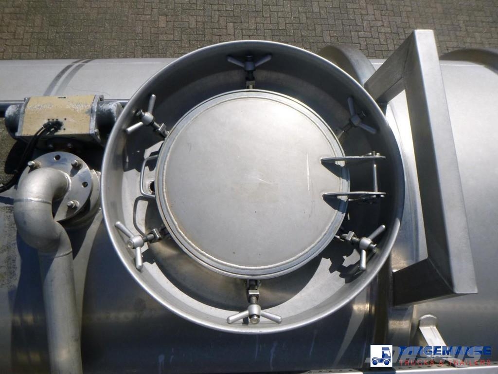 Magyar Vacuum tank inox 30 m3 / 1 comp + vac pump Naczepy cysterna