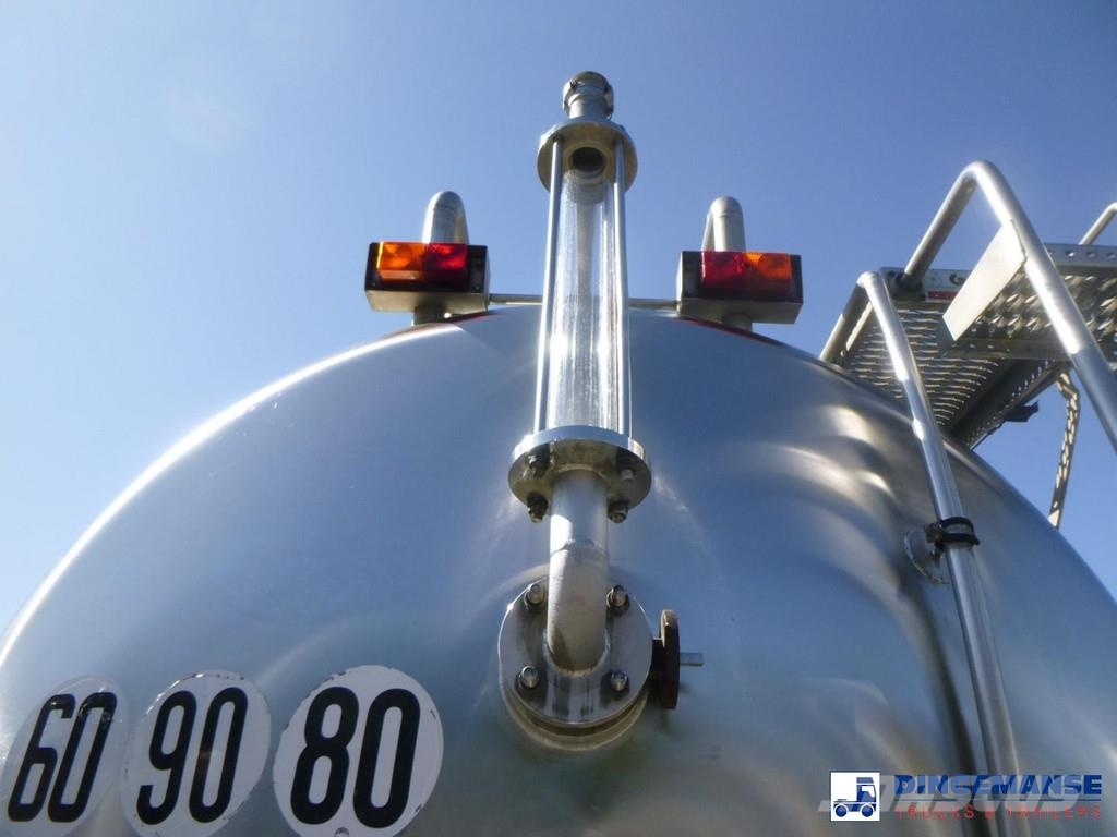 Magyar Vacuum tank inox 30 m3 / 1 comp + vac pump Naczepy cysterna