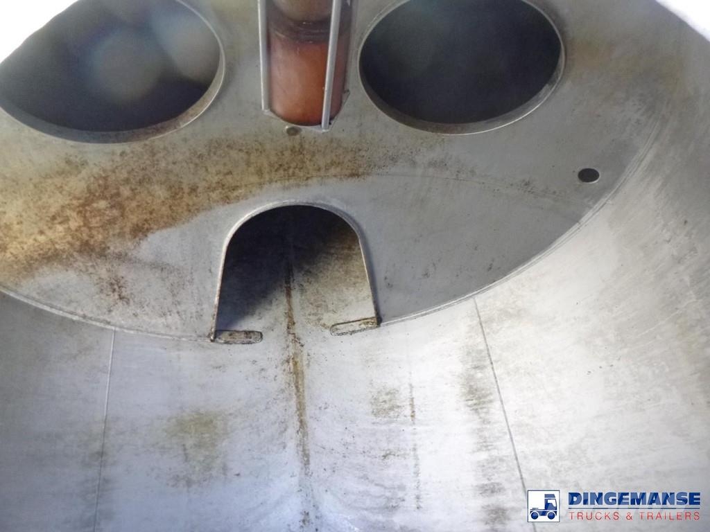 Magyar Vacuum tank inox 30 m3 / 1 comp + vac pump Naczepy cysterna