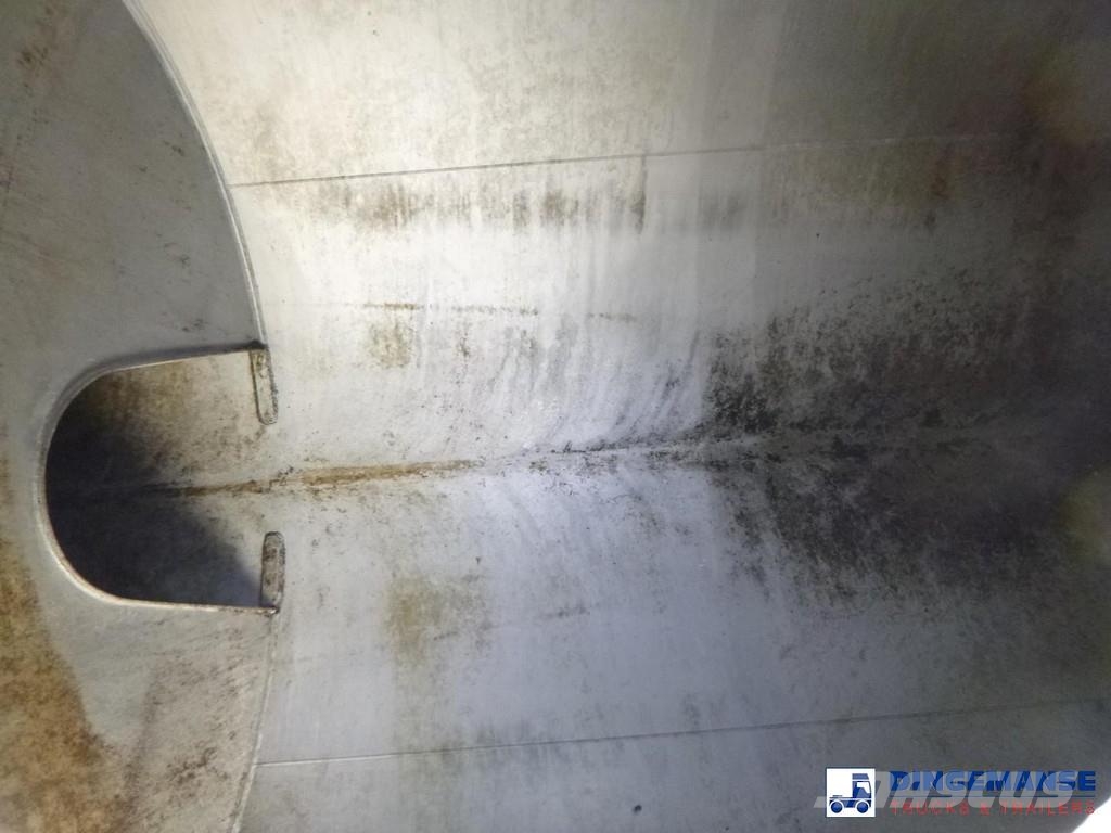 Magyar Vacuum tank inox 30 m3 / 1 comp + vac pump Naczepy cysterna