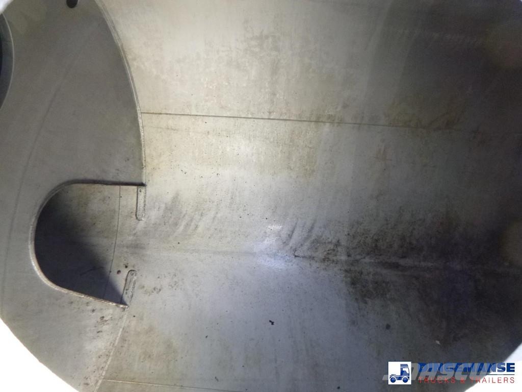 Magyar Vacuum tank inox 30 m3 / 1 comp + vac pump Naczepy cysterna