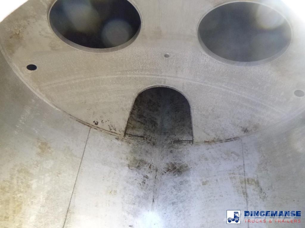 Magyar Vacuum tank inox 30 m3 / 1 comp + vac pump Naczepy cysterna