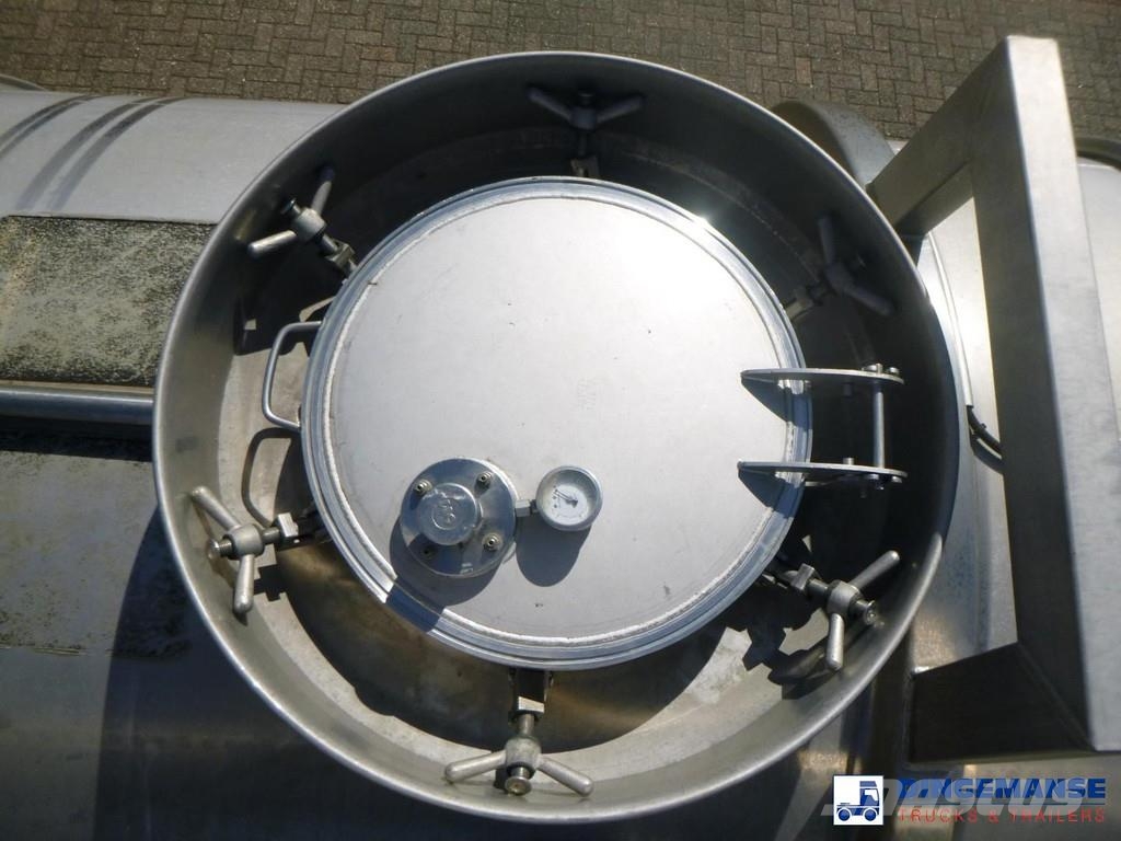 Magyar Vacuum tank inox 30 m3 / 1 comp + vac pump Naczepy cysterna