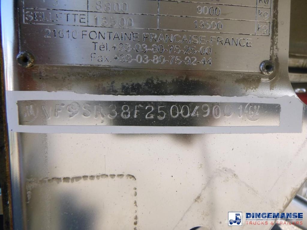 Magyar Vacuum tank inox 30 m3 / 1 comp + vac pump Naczepy cysterna