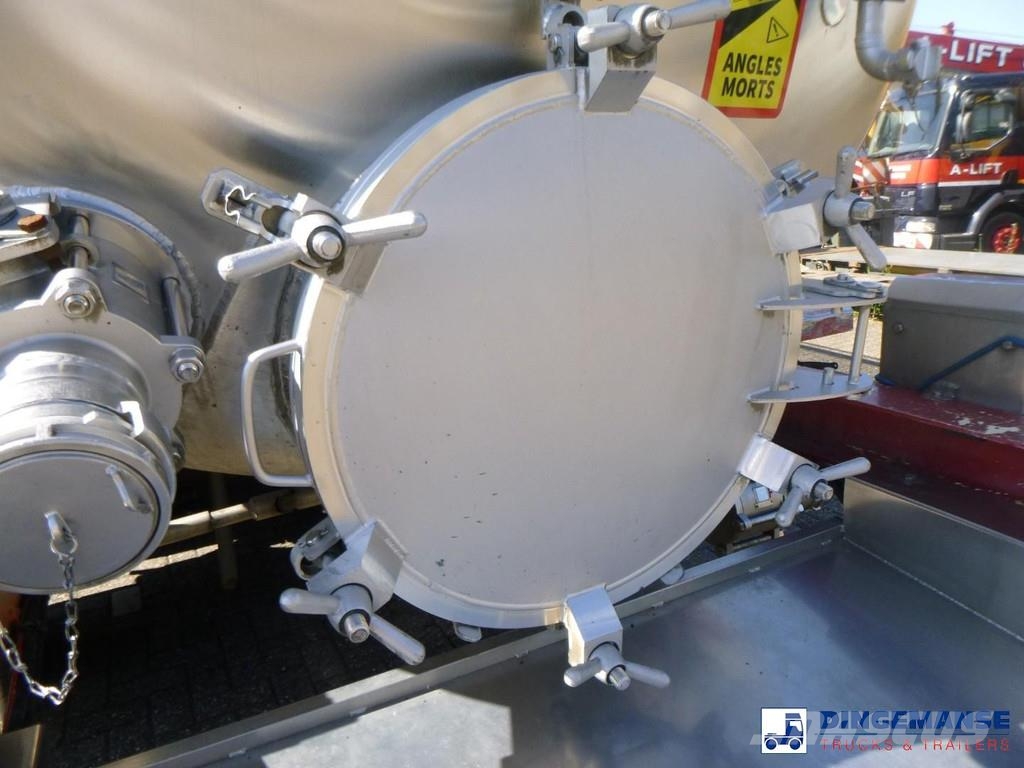 Magyar Vacuum tank inox 30 m3 / 1 comp + vac pump Naczepy cysterna
