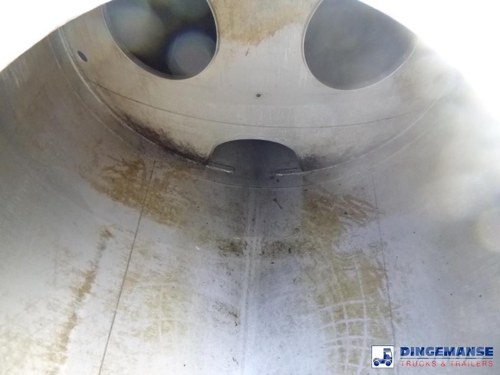 Magyar Vacuum tank inox 30 m3 / 1 comp + vac pump Naczepy cysterna