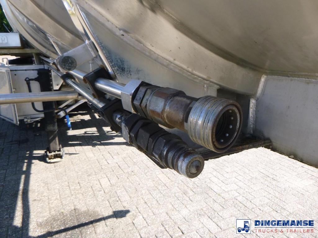 Magyar Vacuum tank inox 30 m3 / 1 comp + vac pump Naczepy cysterna