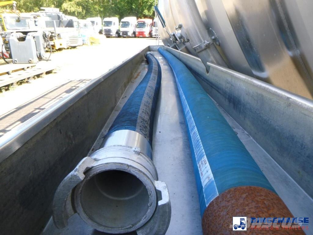 Magyar Vacuum tank inox 30 m3 / 1 comp + vac pump Naczepy cysterna