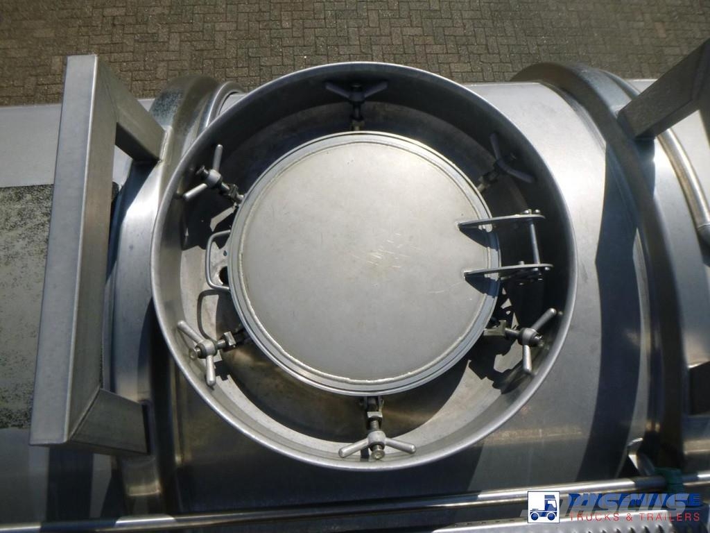 Magyar Vacuum tank inox 30 m3 / 1 comp + vac pump Naczepy cysterna