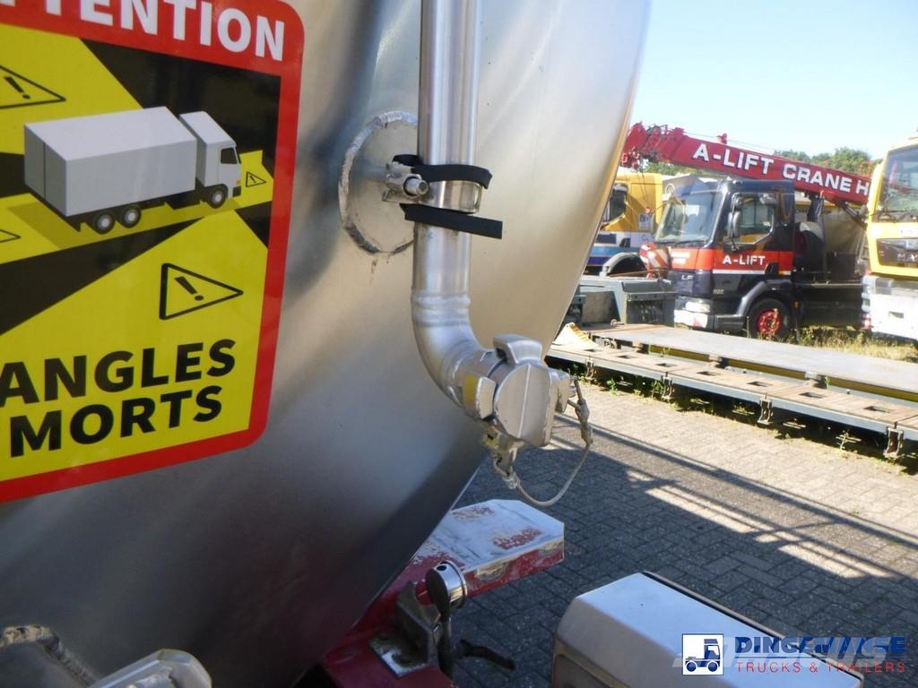 Magyar Vacuum tank inox 30 m3 / 1 comp + vac pump Naczepy cysterna