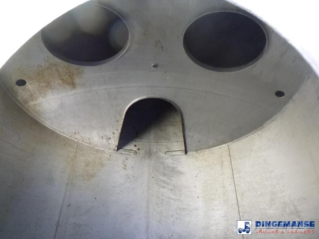Magyar Vacuum tank inox 30 m3 / 1 comp + vac pump Naczepy cysterna
