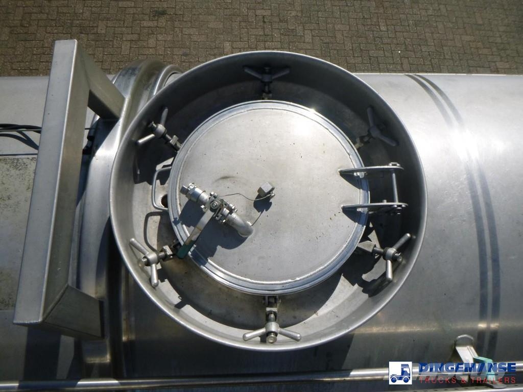 Magyar Vacuum tank inox 30 m3 / 1 comp + vac pump Naczepy cysterna