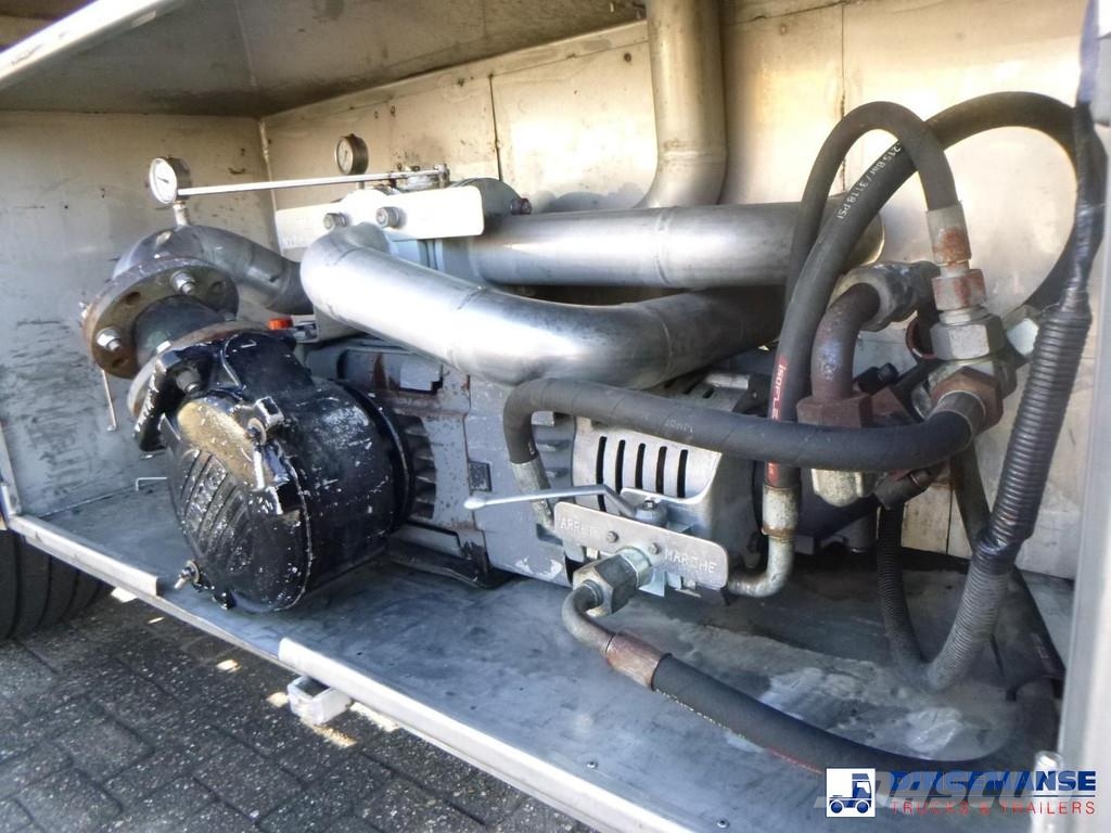 Magyar Vacuum tank inox 30 m3 / 1 comp + vac pump Naczepy cysterna