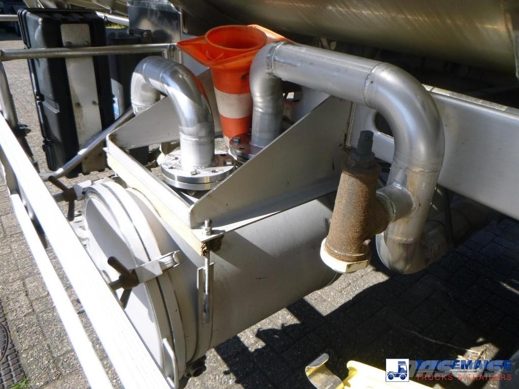 Magyar Vacuum tank inox 30 m3 / 1 comp + vac pump Naczepy cysterna