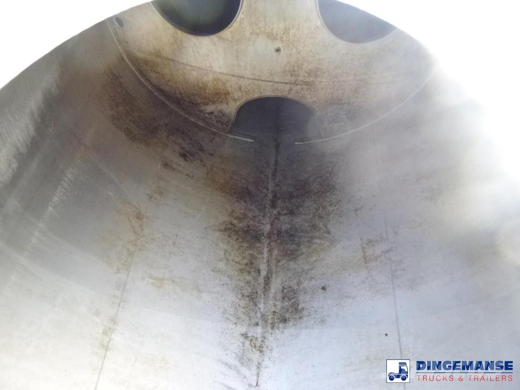 Magyar Vacuum tank inox 30 m3 / 1 comp + vac pump Naczepy cysterna
