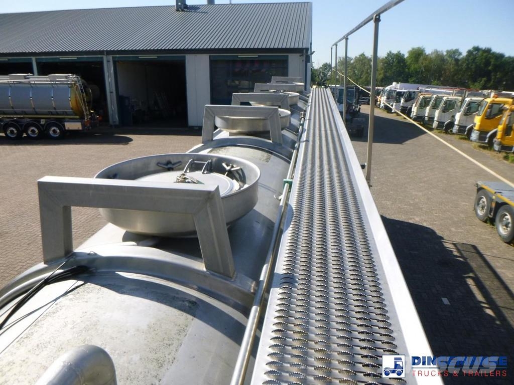 Magyar Vacuum tank inox 30 m3 / 1 comp + vac pump Naczepy cysterna