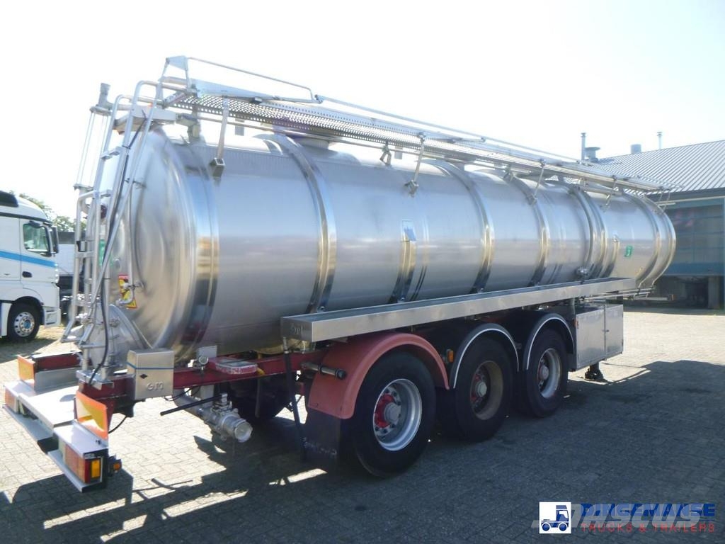 Magyar Vacuum tank inox 30 m3 / 1 comp + vac pump Naczepy cysterna